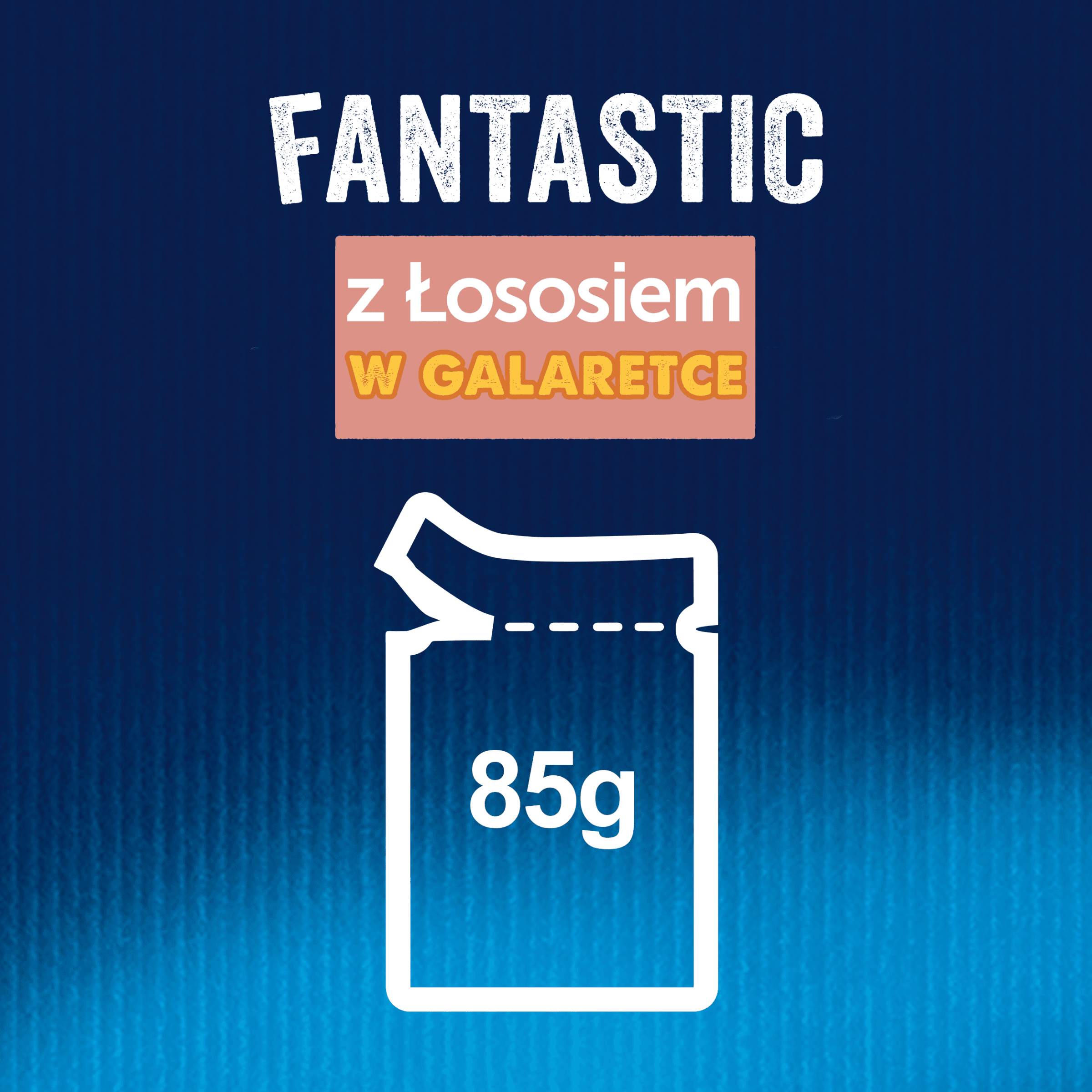 Felix Fantastic saszetki dla kota karma mokra Łosoś 1 szt. 85 g