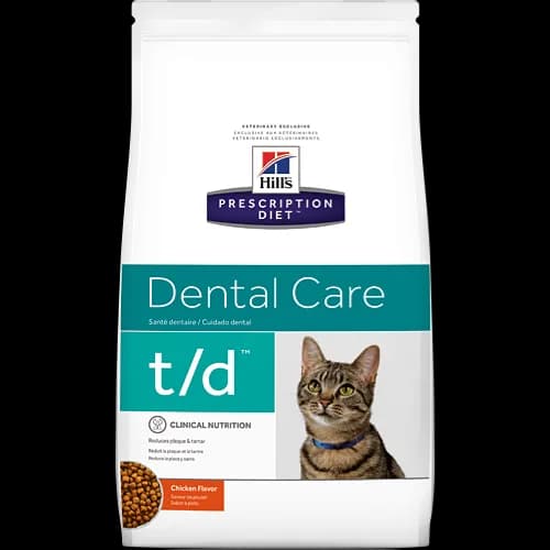 Hill's Prescription Diet Feline Dental Care t/d 1 5 kg karma sucha dla kotów