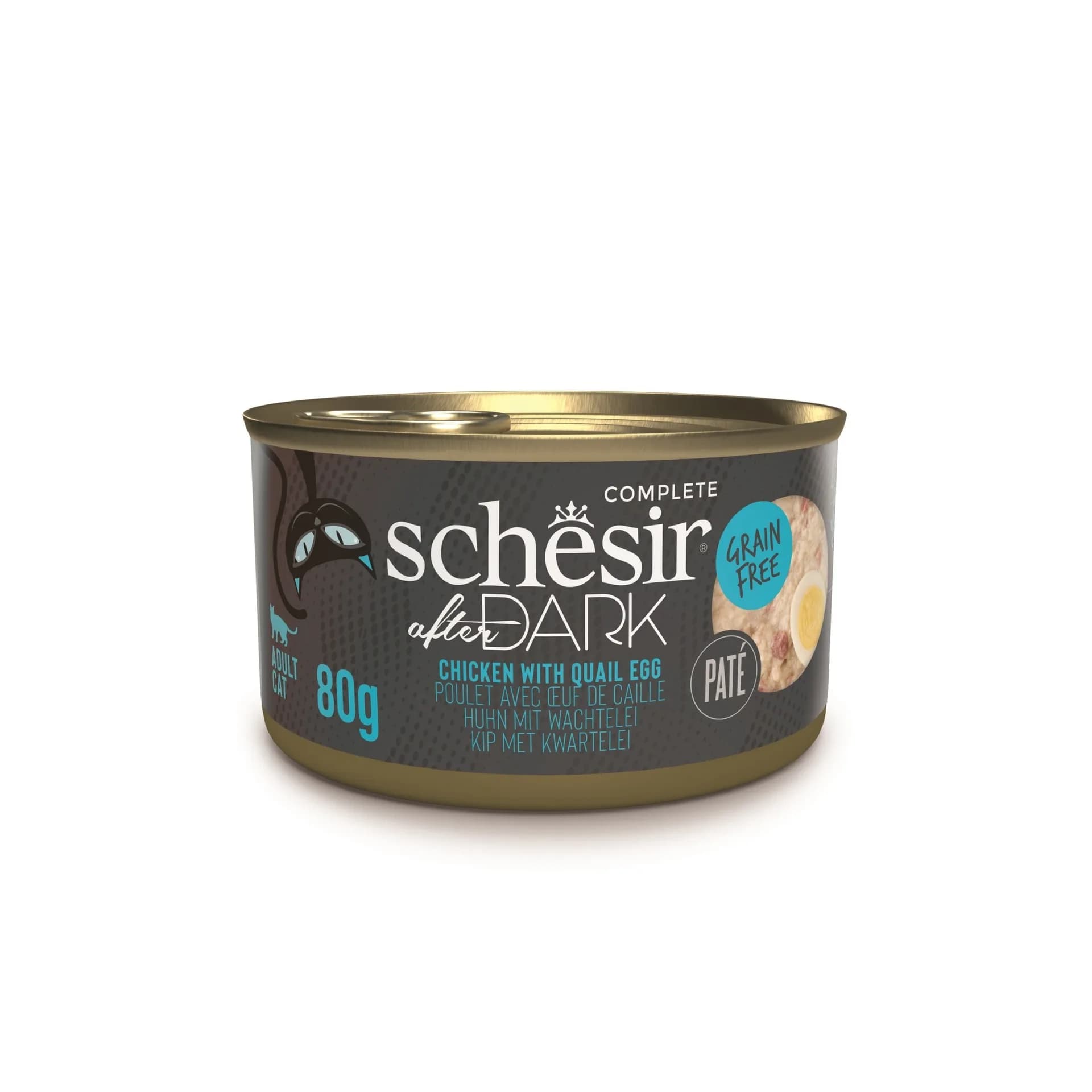 Schesir After Dark karma mokra dla kota kurczak z jajkami przepiórczymi 80 g