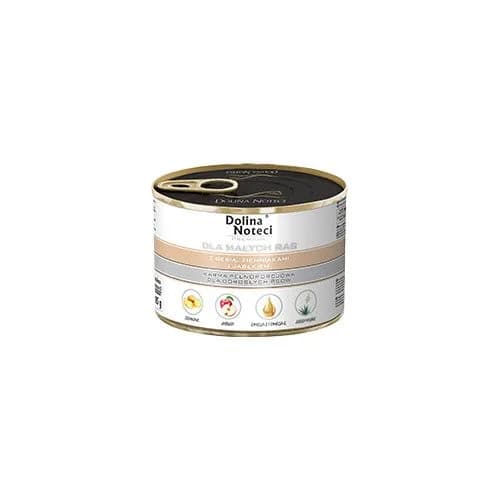 Dolina Noteci Premium małe Rasy z Gęsią, ziemniakami i Jabłkiem dla psa 185 g
