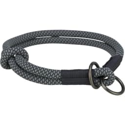 Trixie Soft Rope obroża półzaciskowa dla psa czarna