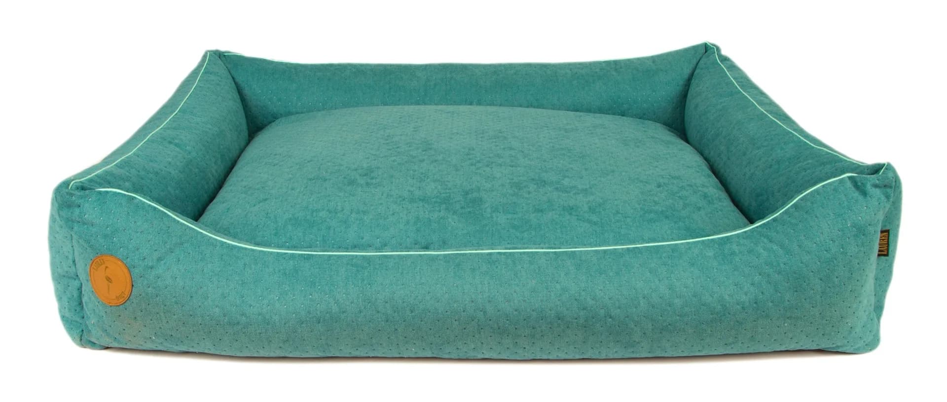 Lauren Design Legowisko pikowane Cezar dla psa i kota – brązowy, 60 × 50