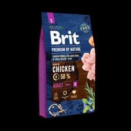 Brit Premium by Nature Adult karma sucha z kurczakiem dla dorosłych psów małych ras