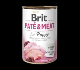 Brit Pate & Meat Chicken & Turkey for Puppy mokra karma dla szczeniąt z kurczakiem i indykiem