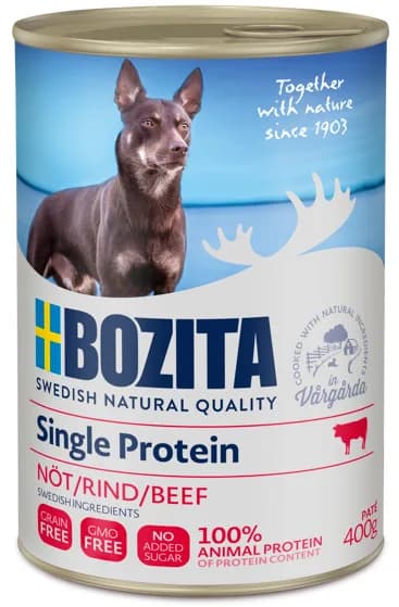 Bozita Singleprotein z wołowiną karma mokra dla dorosłych psów wołowina 400 g