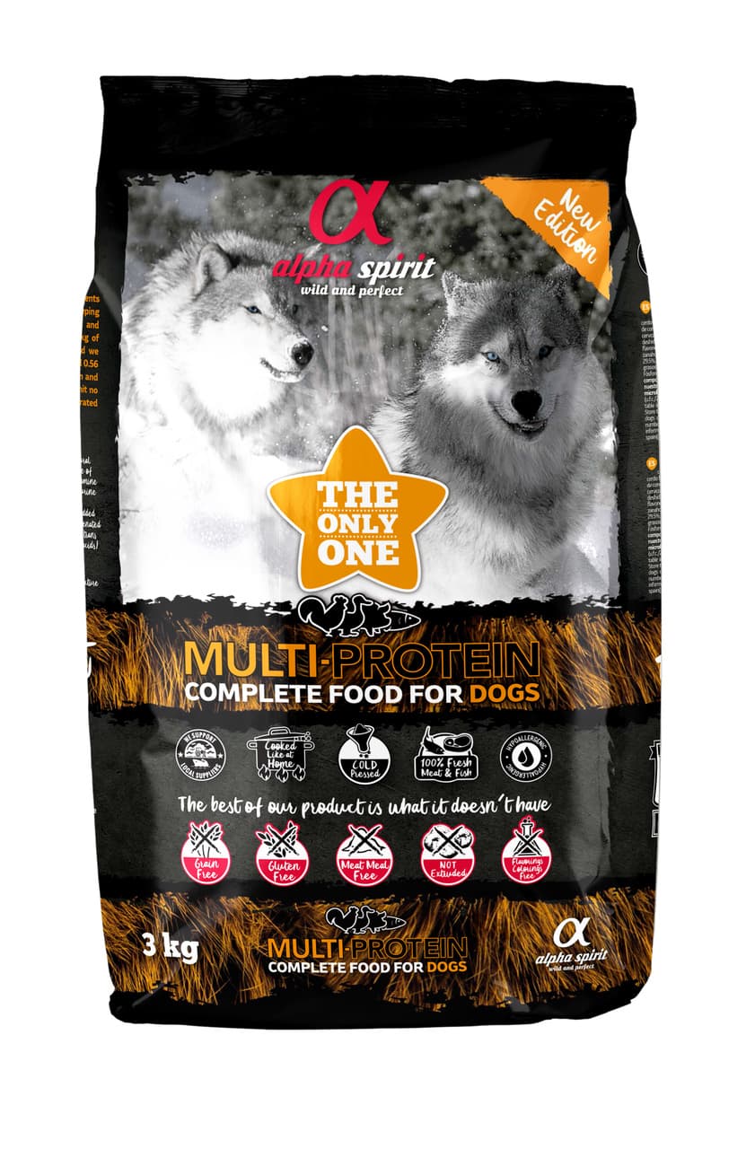 Alpha Spirit multiprotein karma sucha dla psa 3 kg
