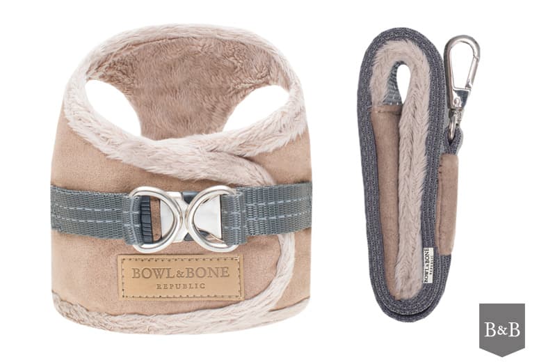 Bowl&Bone szelki i smycz Yeti