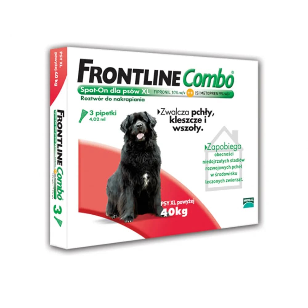 Frontline Combo Spot-On roztwór do nakrapiania dla psów o różnej wadze – S