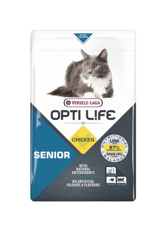 Versele-Laga Opti Life Cat Senior Chicken karma dla kotów seniorów – 1 kg