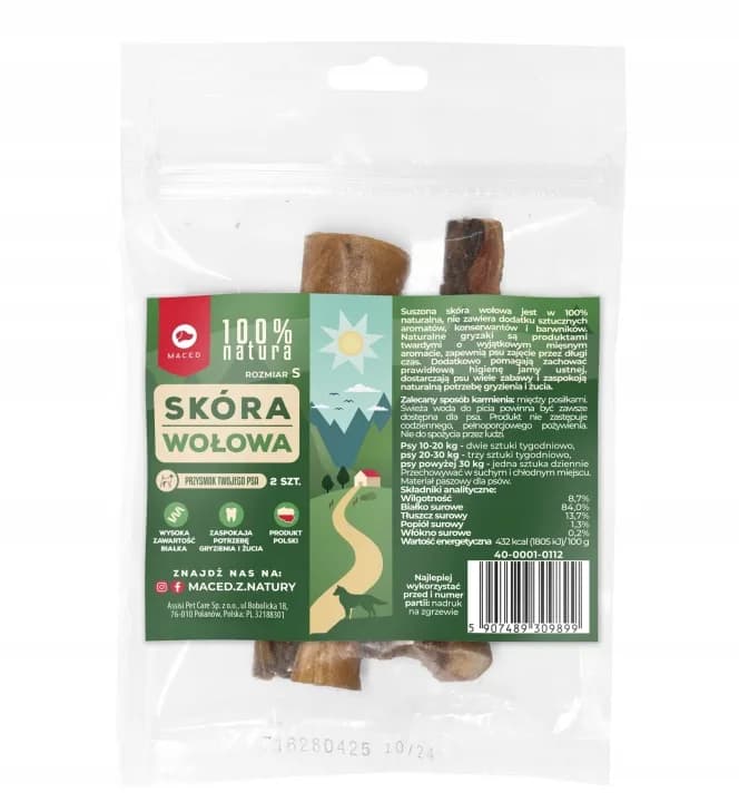 Maced 100% Natura Skóra Wołowa 1 szt.