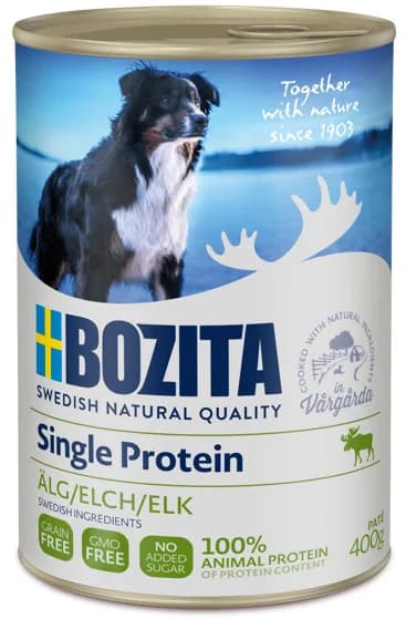 Bozita Singleprotein z wołowiną mokra karma dla psa łoś 400 g
