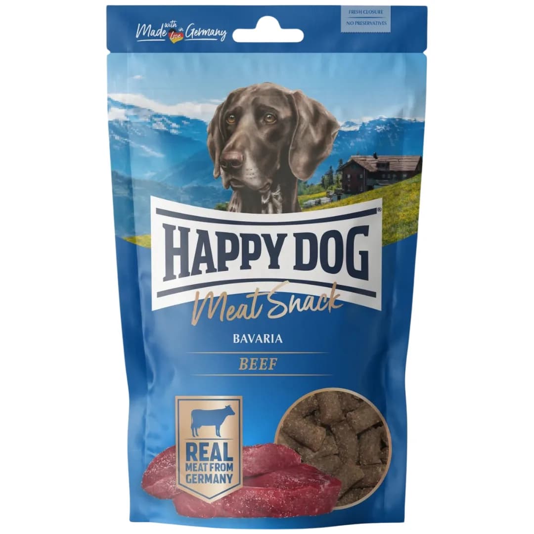 Happy Dog Meat Snack Allgau przysmak dla dorosłych psów wołowina 75 g