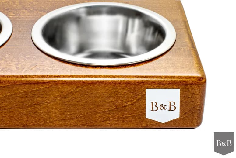 Bowl&Bone Miska Duo Amber – M, Amber