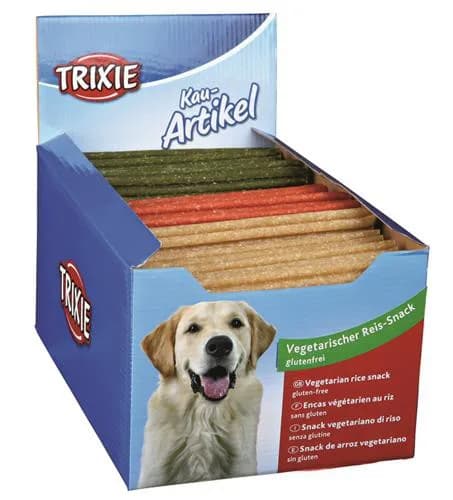Trixie Bezglutenowe ryżowe pałeczki do żucia dla psa light – 12 cm