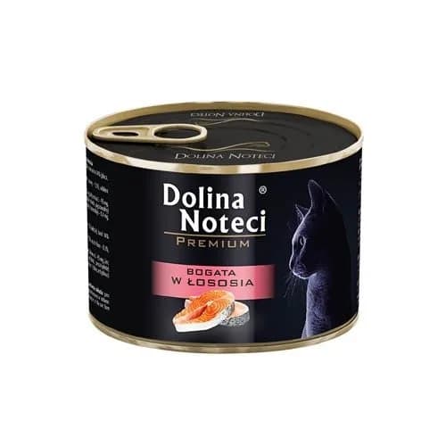 Dolina Noteci Premium kot puszka Bogata w łososia dla kota