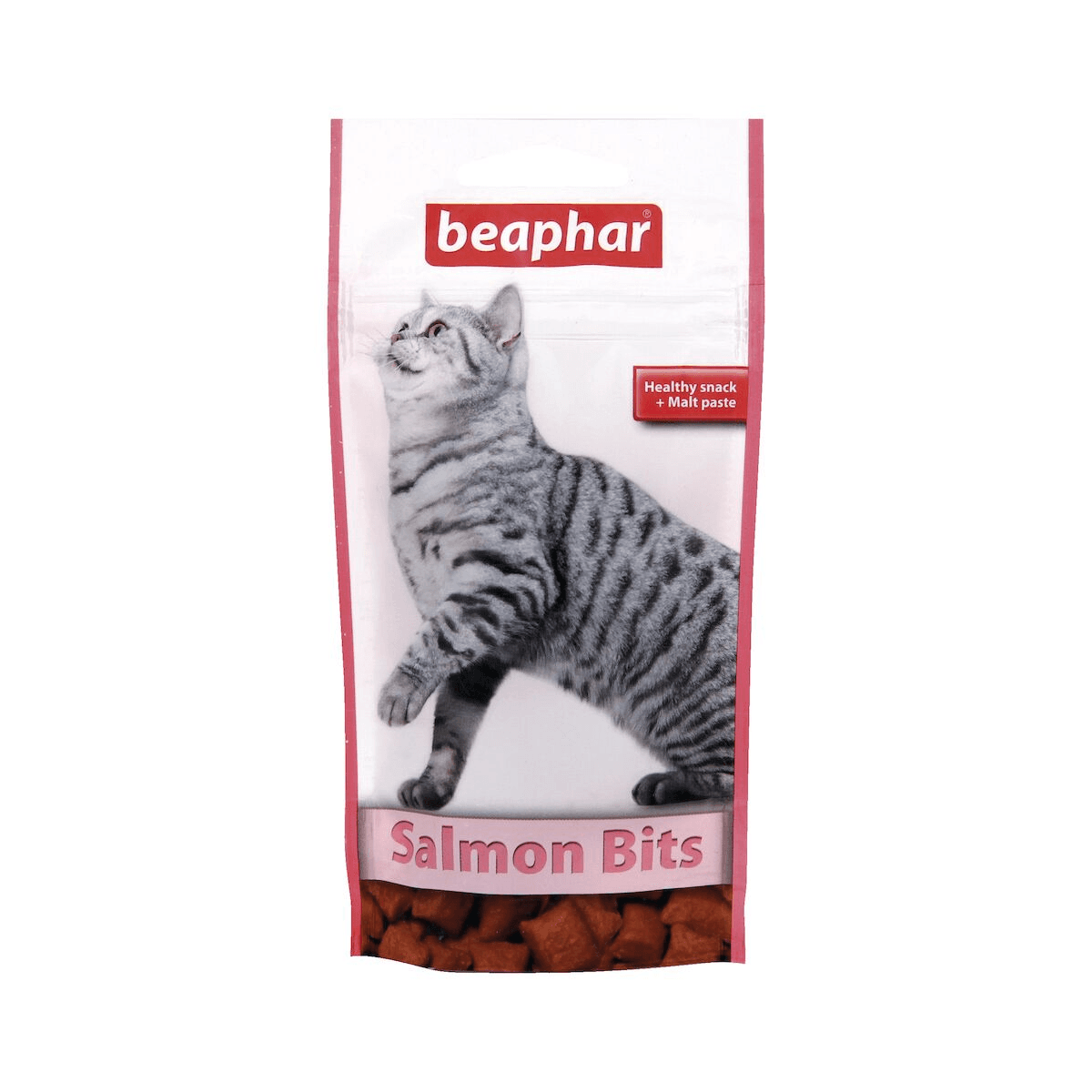 Beaphar Salmon Bits przysmak dla kotów o smaku łososia z malt Pastą 35 g