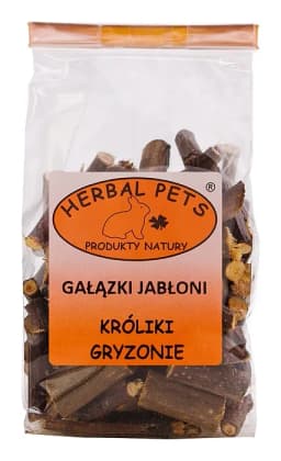 Herbal Pets Gałązki jabłoni uzupełniająca karma dla gryzoni 100 g