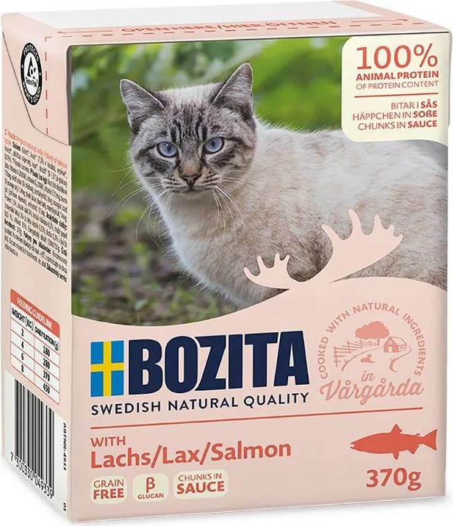 Bozita Łosoś w sosie mokra karma dla kotów 370 g