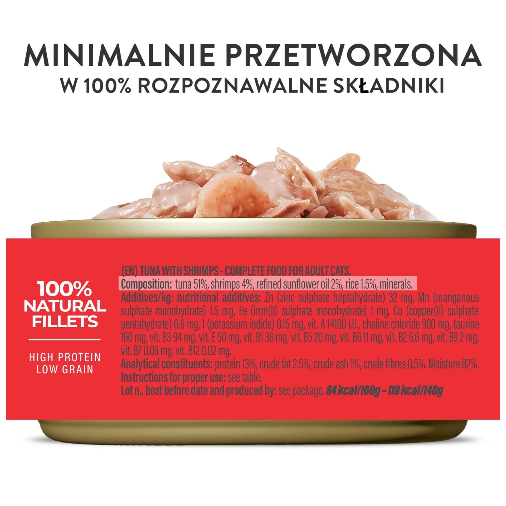 Schesir Mokra karma dla kota tuńczyk z krewetkami w galarecie – 140 g