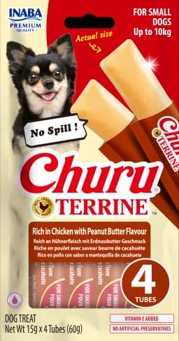INABA Dog Churu Terrine Chicken & Peanut Butter 4 x 15 g (60 g)