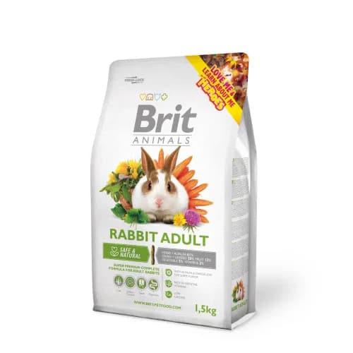Brit Animals Complete Rabbit Adult granulat zbożowy dla królika – 3 kg