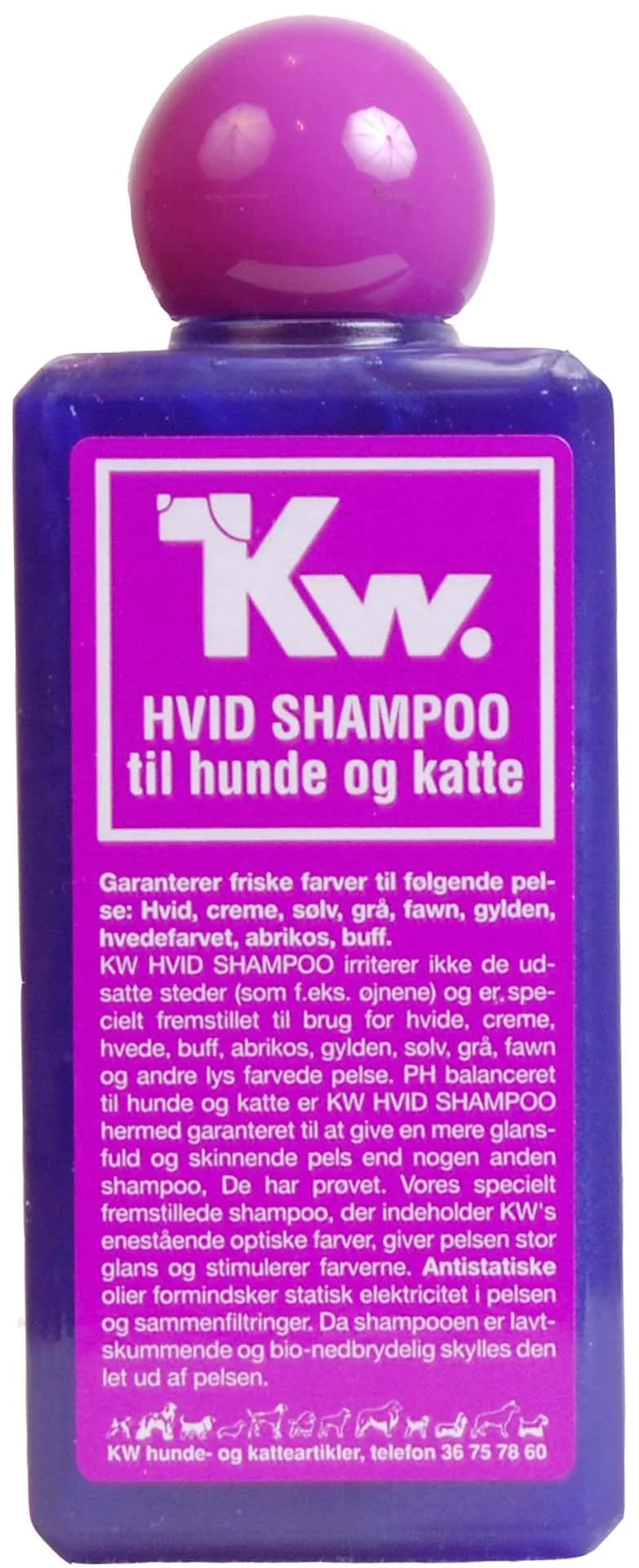 KW szampon do białej sierści różna pojemność 200 ml