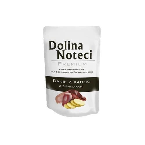 Dolina Noteci Premium małe Rasy Danie z Kaczki z ziemniakami dla psa 100 g