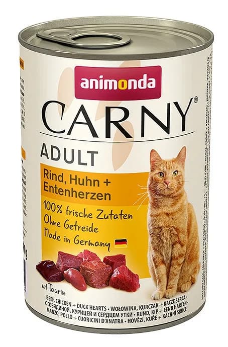 Animonda Carny puszka kot wołowina Kurczak kacze Serca