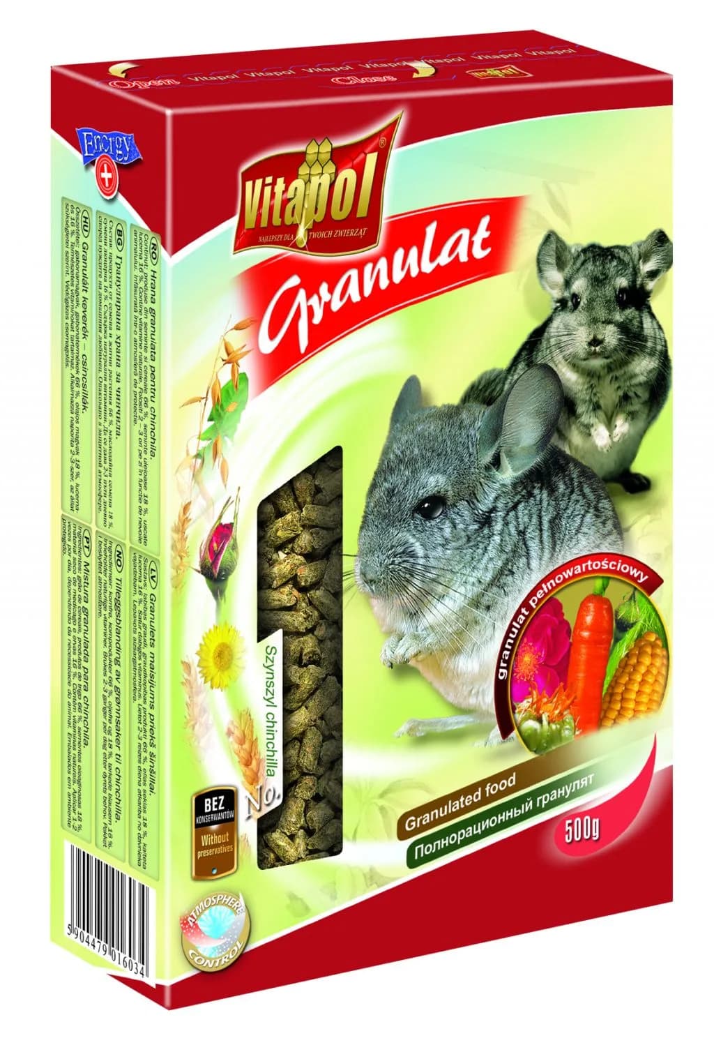 Vitapol karma pełnoporcjowa granulowana dla szynszyli 500 g