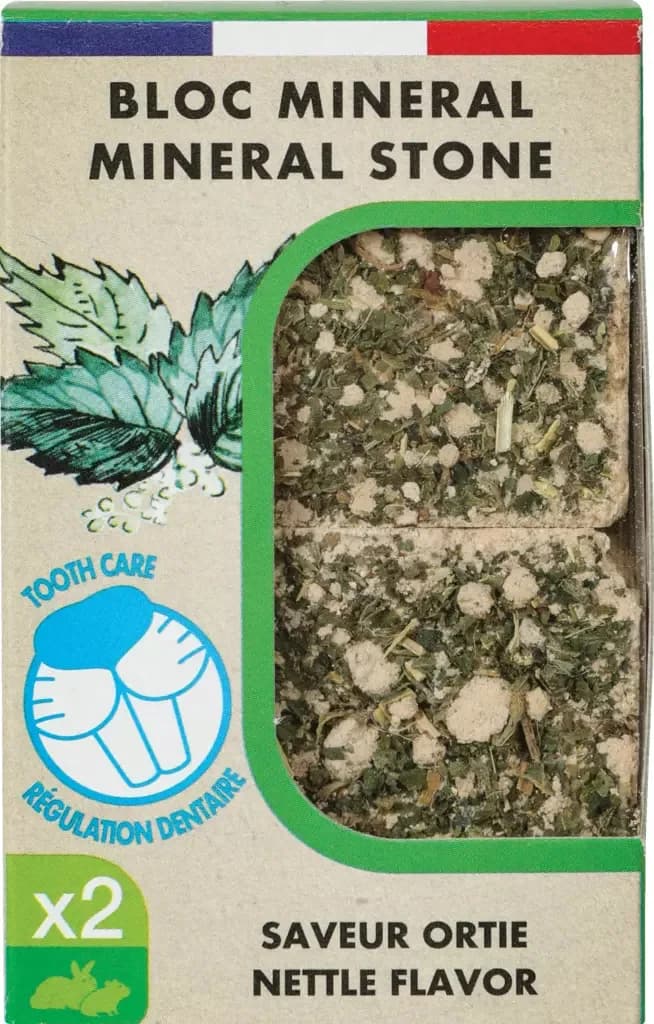 Zolux Kostki mineralne dla gryzonia Eden z pokrzywą 2 szt. x 100 g