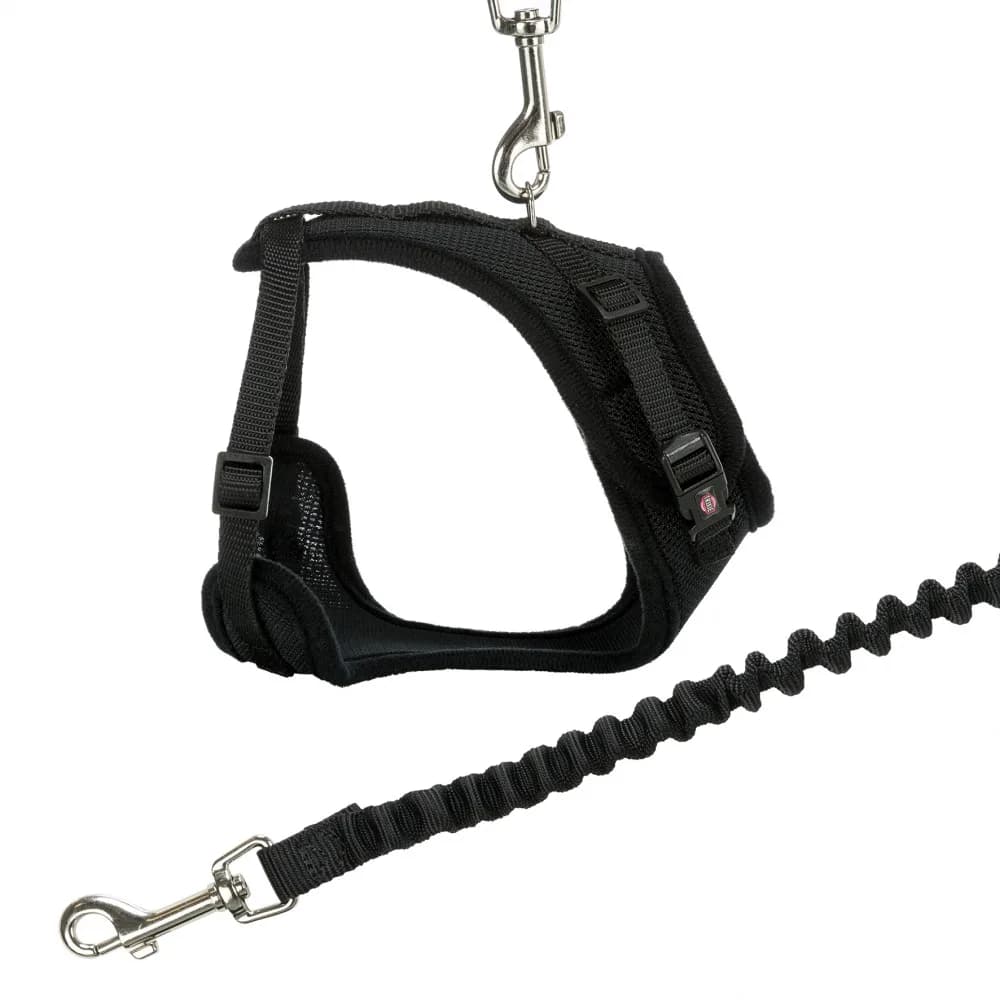 Trixie szelki dla kota Y mesh ze smyczą elastyczną 39–60 cm 10 mm 1 m