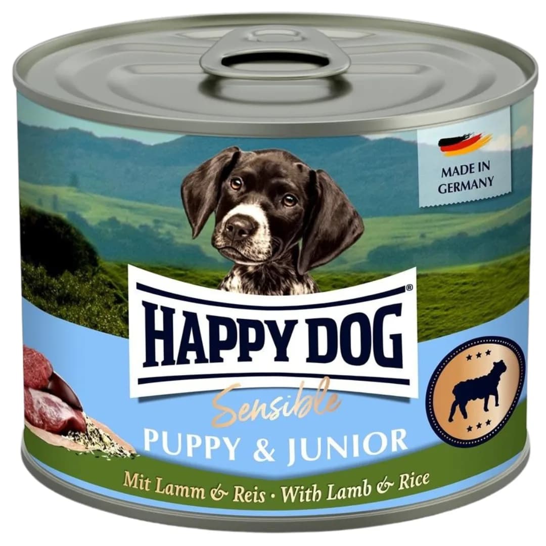 Happy Dog Sensible Puppy&Junior karma mokra dla psa jagnięcina i ryż