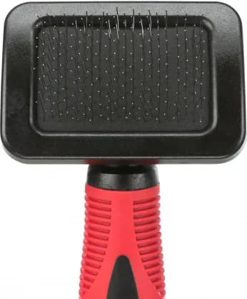 Trixie Miękka szczotka dla psa metalowe włosie – 7 × 16 cm
