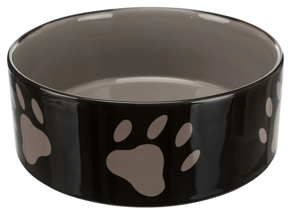 Trixie Miska ceramiczna z motywem łap dla psa – 0,3 l