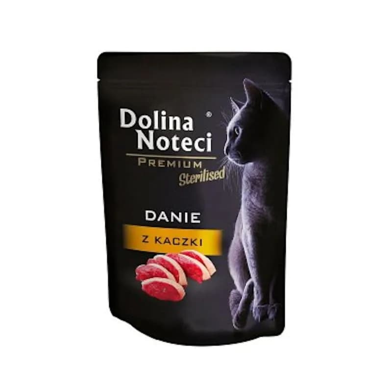 Dolina Noteci Premium kot Sterilised saszetka Danie z kaczki dla kota 85 g