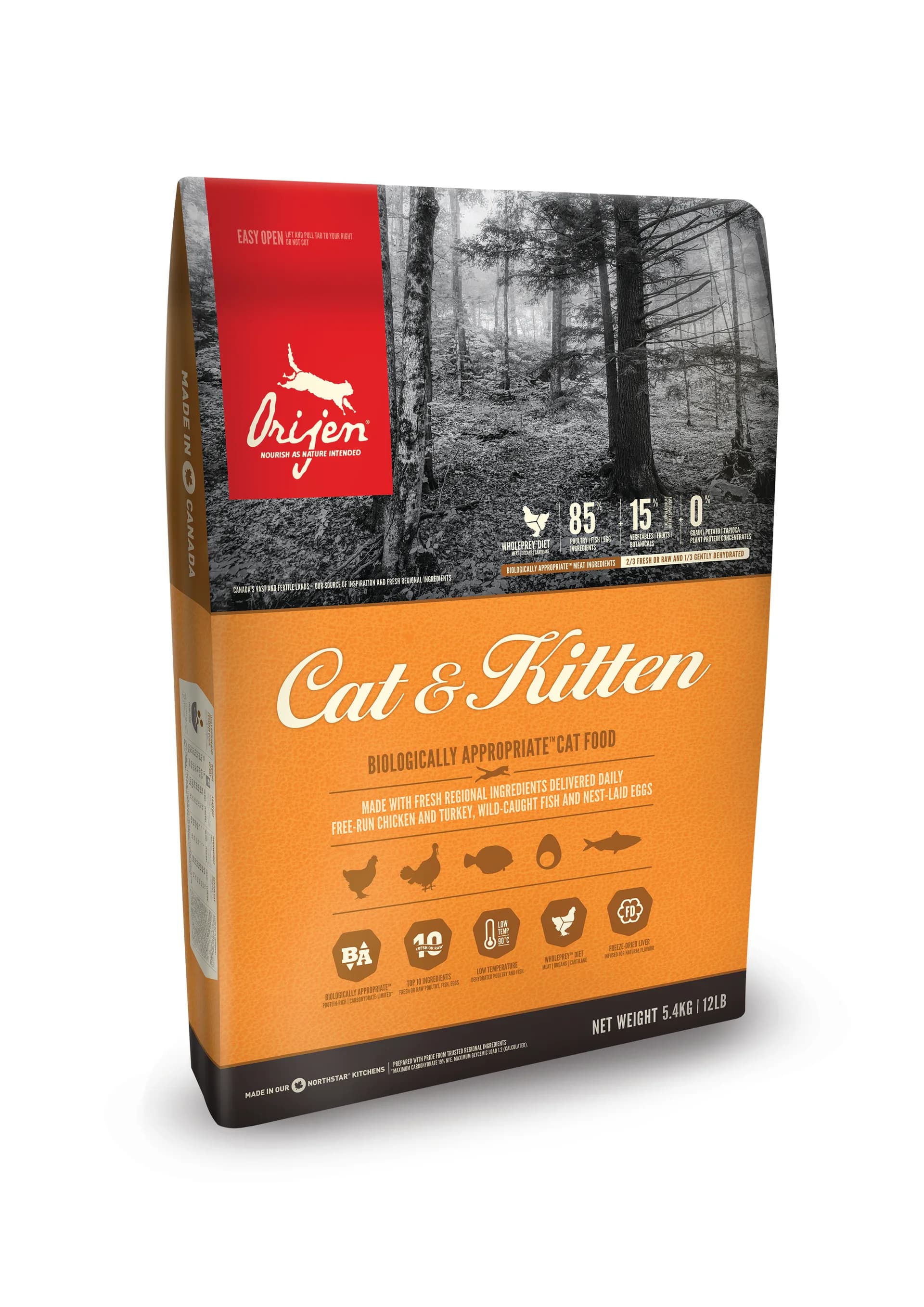 Orijen Cat & Kitten karma sucha dla kotów i kociąt – 1,8 kg