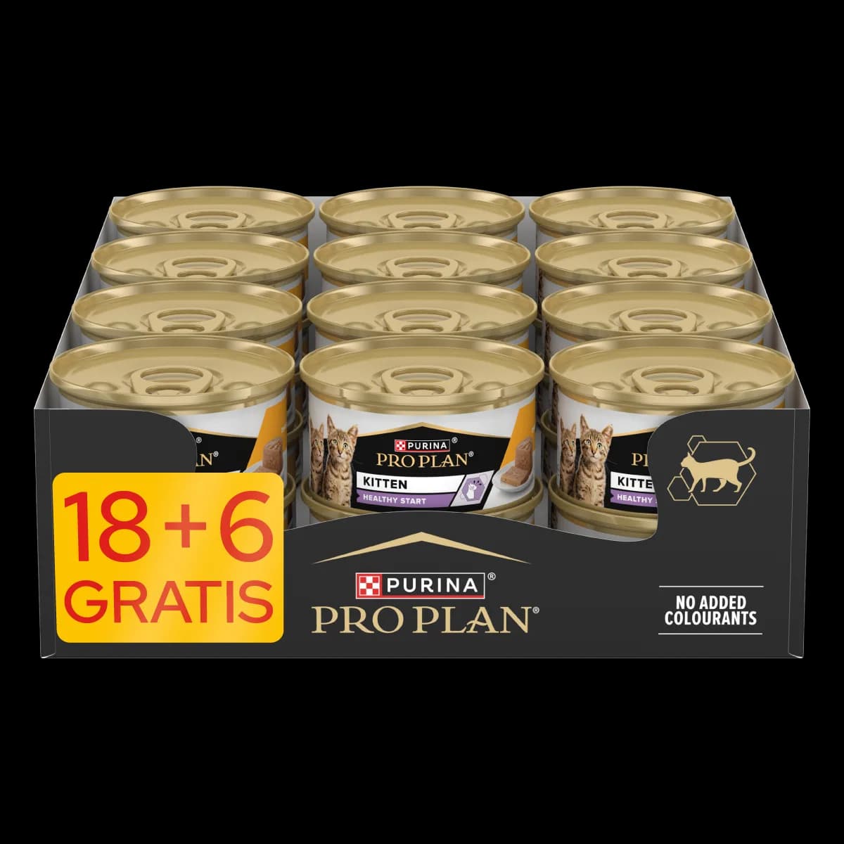 Purina Pro Plan Kitten Healthy Start karma mokra mus z kurczakiem dla kociąt 24 × 85 g