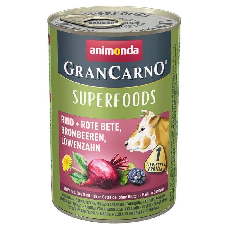 Animonda Grancarno Superfoods puszka Wołowina/Burak dla psa