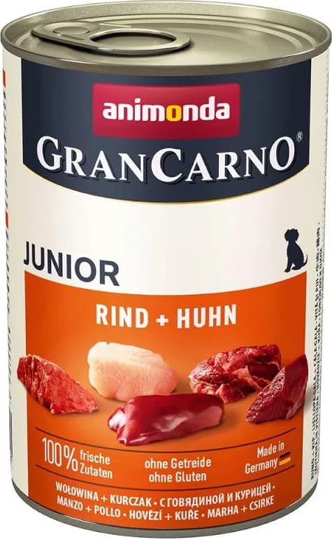 Animonda Grancarno puszka Junior Wołowina/kurczak dla psa wielkości 400 g