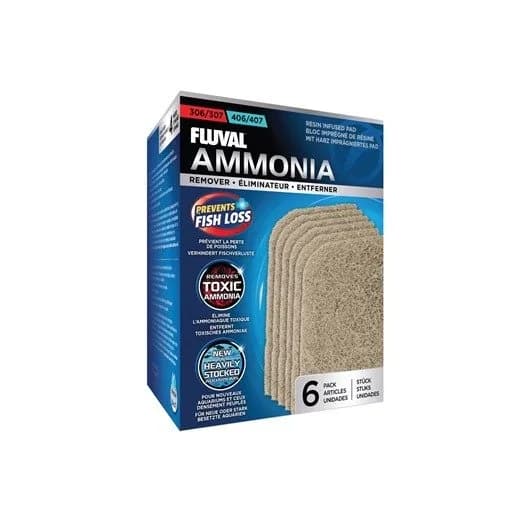 Fluval Wkład redukujący związki azotowe Ammonia Remover 307/407 6 szt.