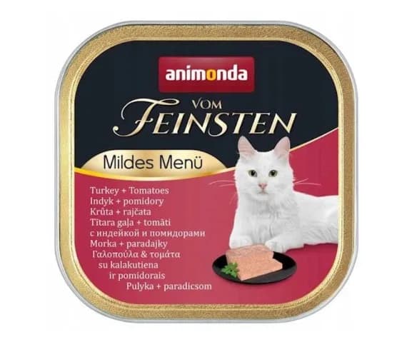 Animonda Vom Feinsten Adult karma mokra z indykiem i pomidorem dla kota 100 g