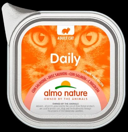 Almo Nature Vom Feinsten Adult karma mokra z łososiem i krewetkami dla kota 100 g