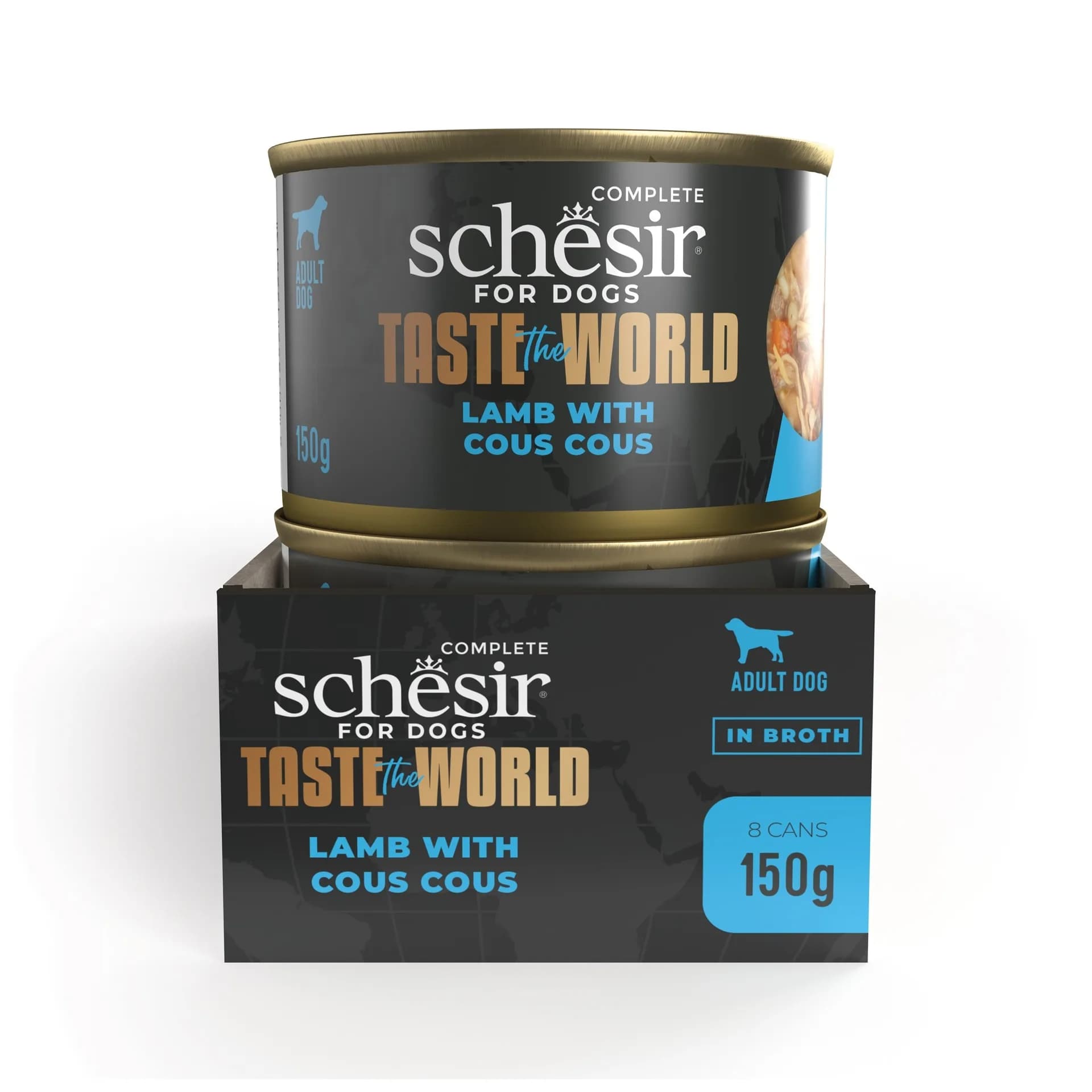 Schesir Taste the world karma mokra dla psów jagnięcina i kuskus 150 g