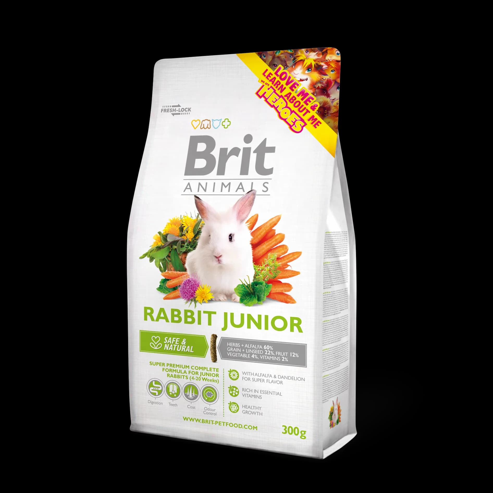 Brit Animals Complete Rabbit Junior granulat zbożowy dla młodego królika – 1,5 kg