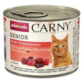 Animonda Carny puszka kot Senior Wołowina serca Indycze