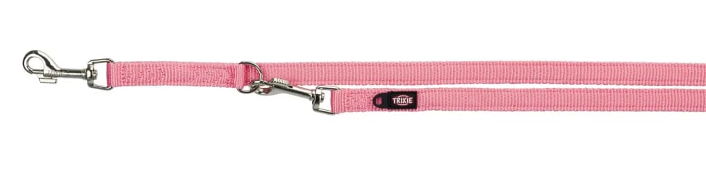 Trixie Smycz podwójna Premium dla psa – czarny, XS-S