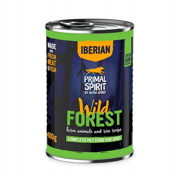 Primal Spirit Karma mokra dla psa Iberian Wild Forest 400 g