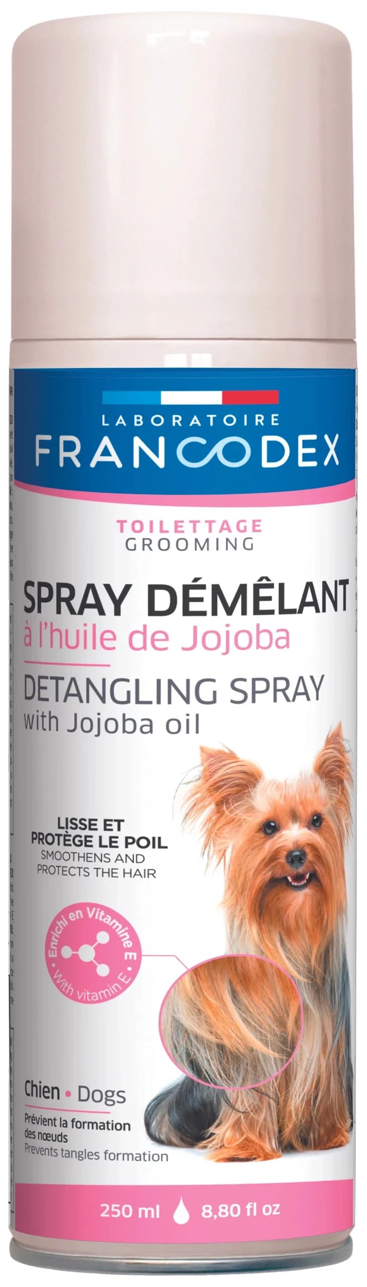 Francodex spray ułatwiający rozczesywanie z olejkiem jojoba 250 ml