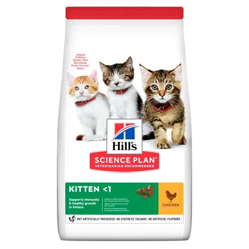 Hill's Feline Science Plan Kitten karma sucha dla kociąt kurczak 300 g