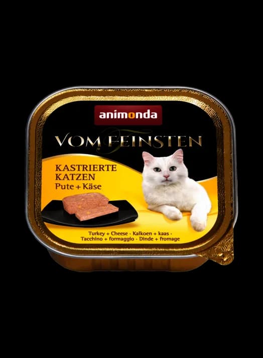 Animonda Vom Feinsten Adult karma mokra z indykiem i serem dla kota 100 g